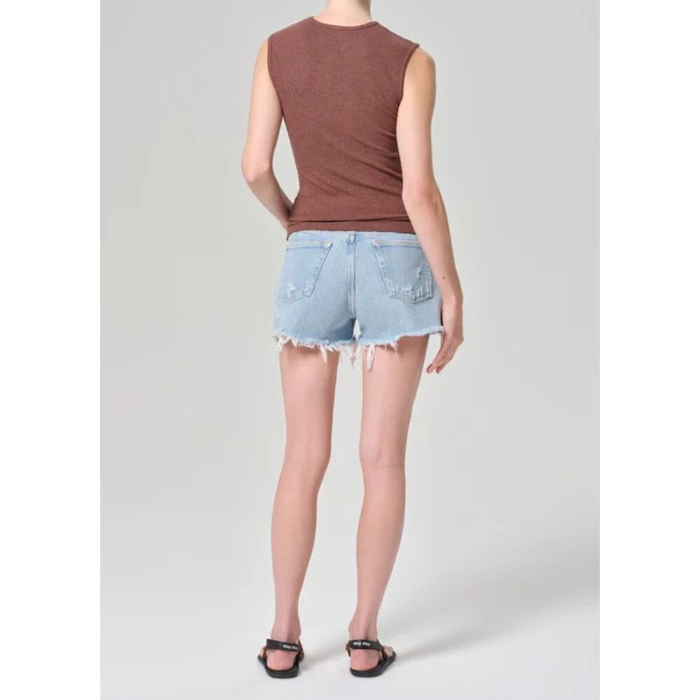 AGOLDE Parker Vintage Y2K Preppy Cut Off Short In Swapmeet Size 26 A003639 - Picture 2 of 10